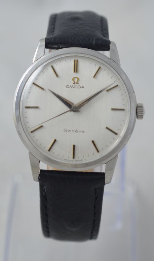 1962 Omega Geneve Wristwatch, Box and Papers