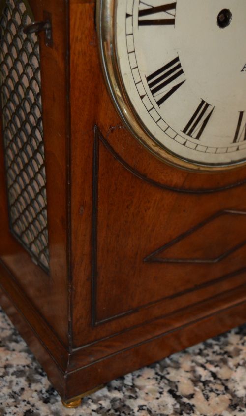 fig 1. Mark Pain of Ash (Kent) Late Georgian Bracket Clock