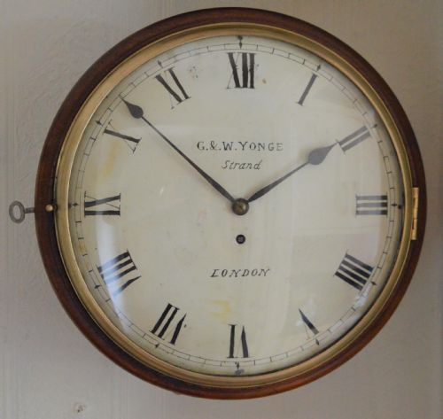 Younge , the Strand, London Fusee Wall Clock