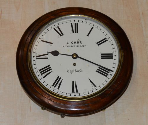 John Carr Deptford Fusee Dial Wall Clock