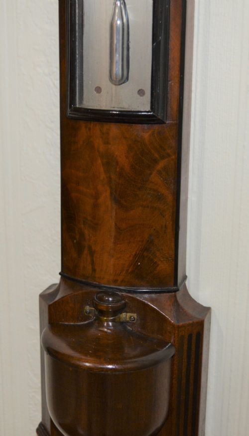fig 1. Jones of London Georgian Bow Fronted Stick Barometer