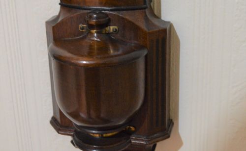 fig 2. Jones of London Georgian Bow Fronted Stick Barometer