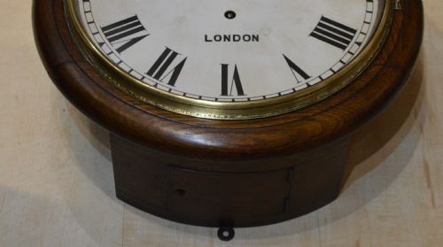 fig 1. Searle & Co of London Fusee Dial wall Clock