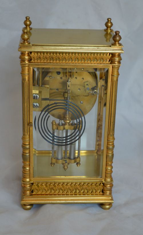 fig 1. Slim 4 Glass Mantel Clock