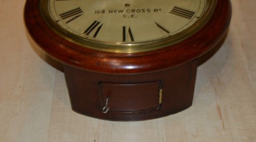 fig 1. S J Clegg London Fusee Dial Wall Clock