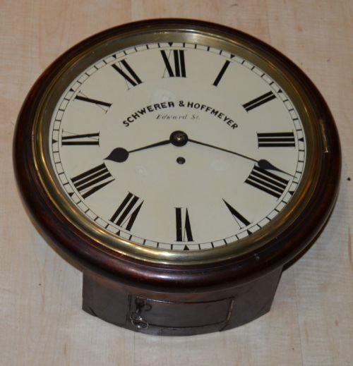 Schwerer & Hoffmeyer London Fusee Dial Wall Clock