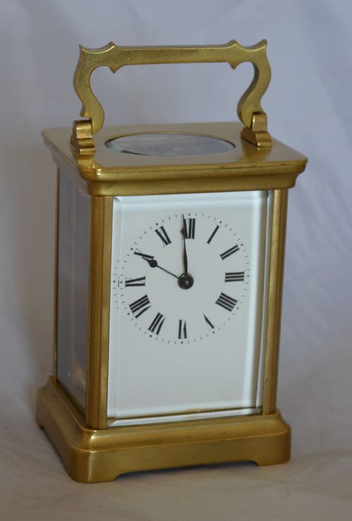 A French Brass Cased Carriage Clock