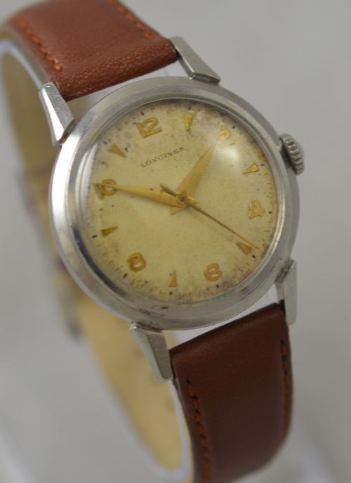 1951 LONGINES STAINLESS STEEL WRISTWATCH - ADDITIONAL PHOTO 3
