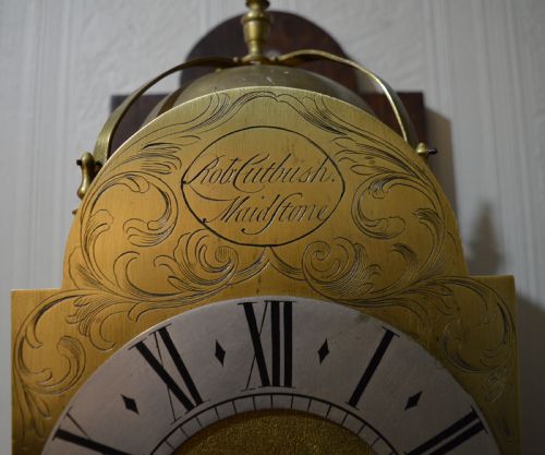 fig 1. Robert Cutbush of Maidstone English Lantern Clock c.1750