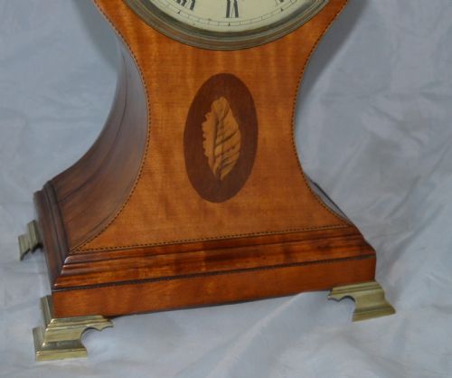 fig 1. John Harper London Georgian Satinwood Balloon Fusee Clock