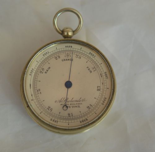 fig 1. Cape Town Travelling Pocket Barometer