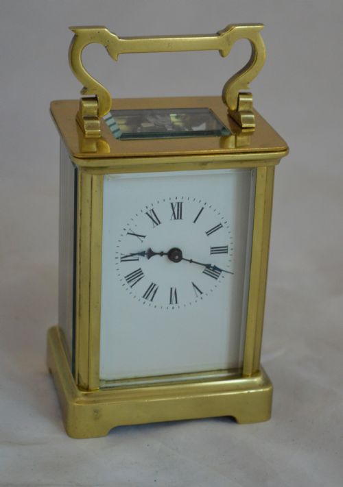 A French Brass Cased Carriage Clock