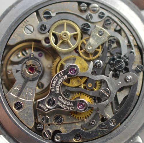 fig 1. 1952 Omega Chronograph Wristwatch