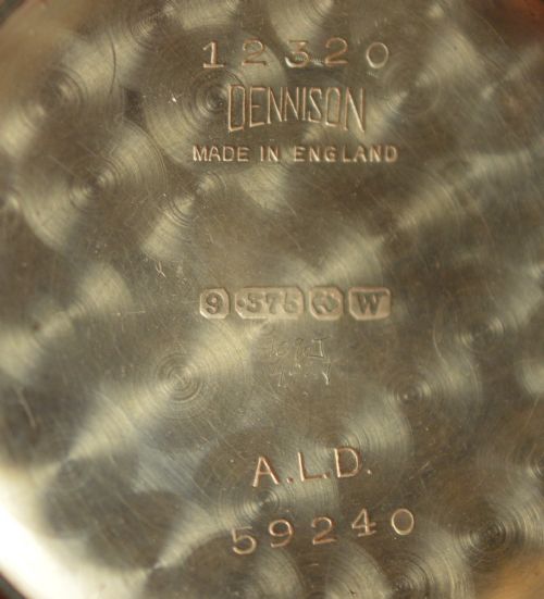 fig 1. 1946 Omega 9K Gold Wristwatch