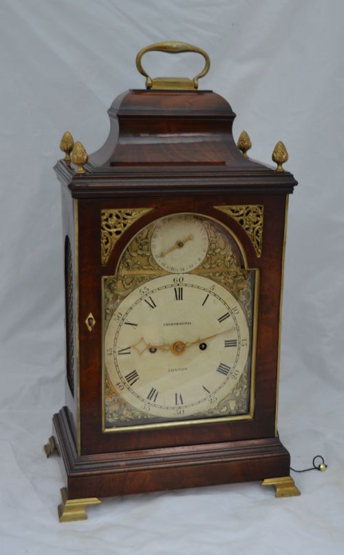 Thorowgood of London Georgian Verge Bracket/table Clock