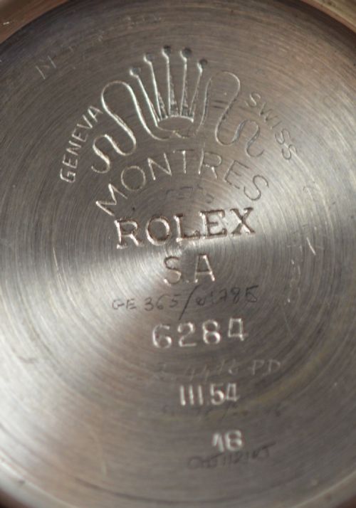 fig 1. 1955 Rolex Oyster Perpetual Wristwatch