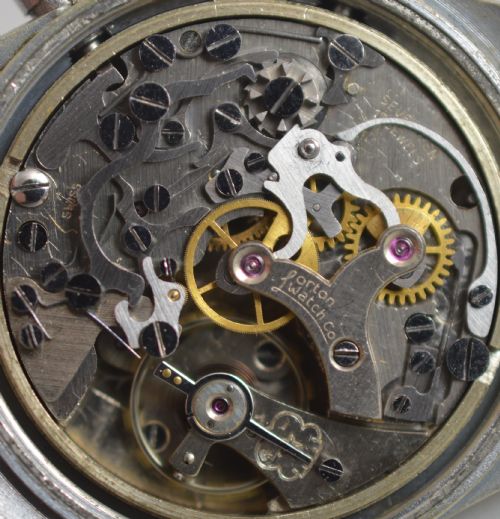 fig 1. 1950s Lorton Watch Co Chronograph