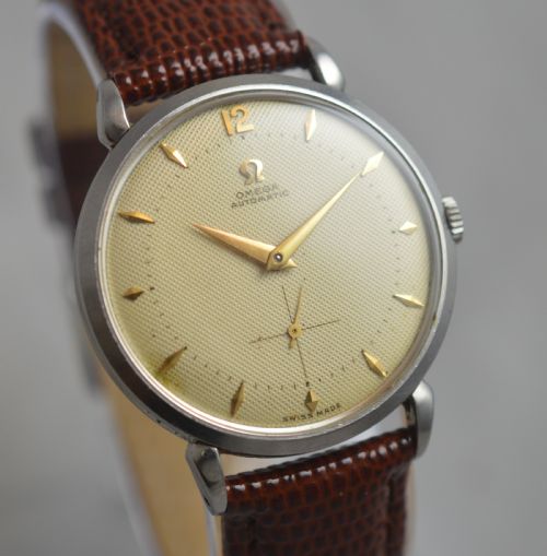 fig 1. 1952 Omega Automatic 'Bumper' Wristwatch