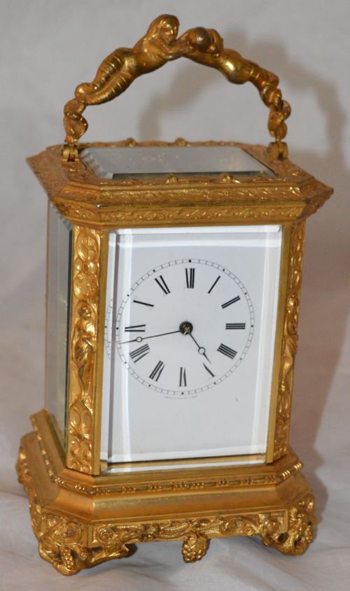 Bolvillier of Paris Early Rococo Carriage Clock