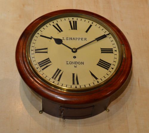 J Snapper London Fusee Dial Wall Clock