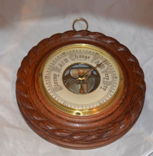 Edwardian Aneroid Barometer