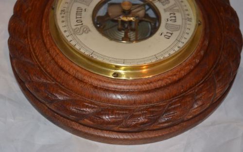 fig 1. Edwardian Aneroid Barometer