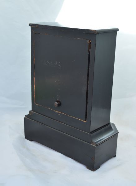 fig 1. Valery of Paris Brass and Inlaid Mantel Clock