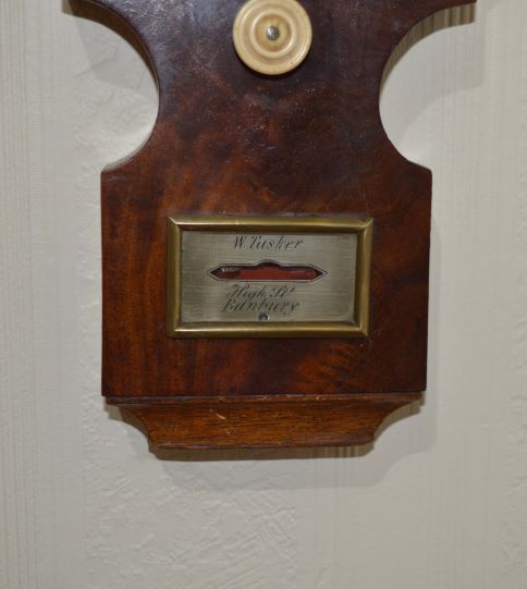 fig 1. William Tasker of Banbury Wheel Barometer