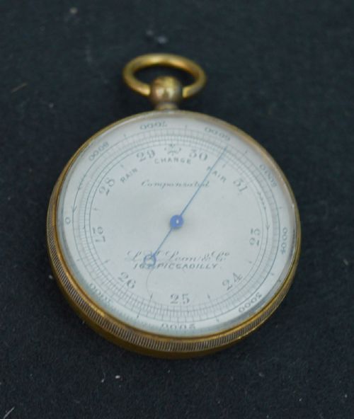 L H Leon, Picadilly London Pocket Barometer