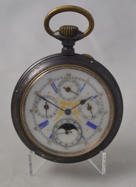 Full Calendar Pocket Watch