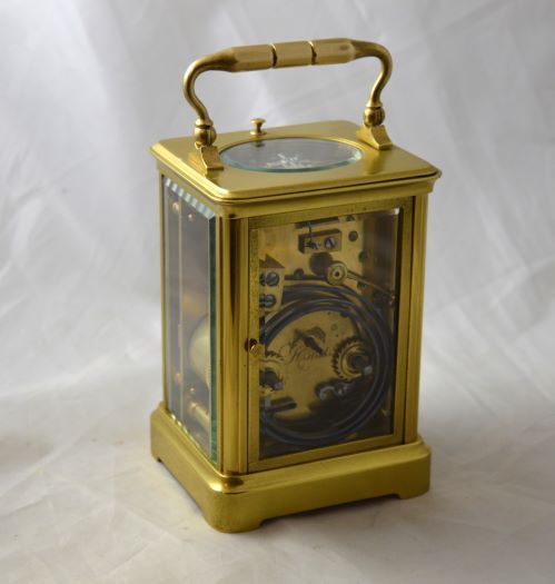 fig 1. Brunelot Strike Repeat Carriage Clock & Box
