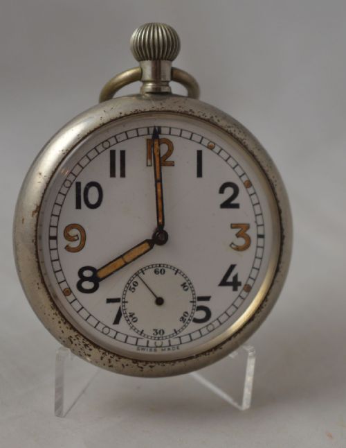 Ww2 Gstp Military Pocket Watch