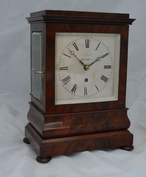 T Boxell Brighton Fusee Library/mantel Clock