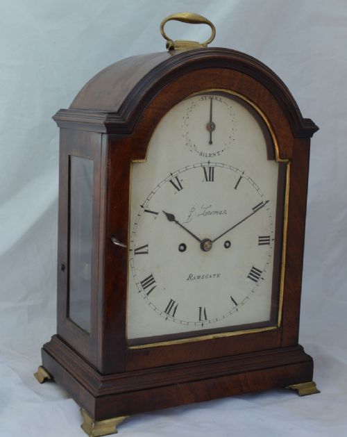 Jerimiah Lowman, Ramsgate Georgian Quarter Strike Twin Fusee Bracket/table Clock
