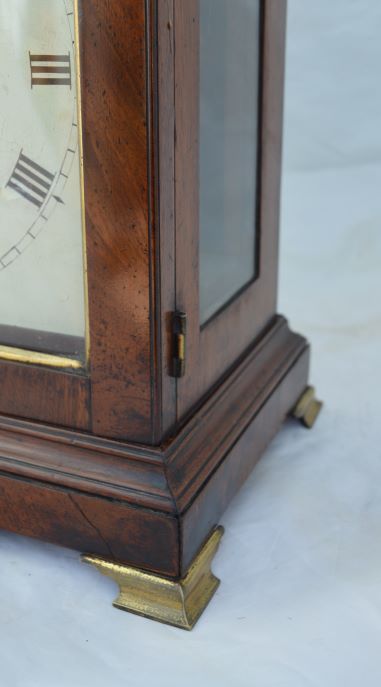 fig 2. Jerimiah Lowman, Ramsgate Georgian Quarter Strike Twin Fusee Bracket/Table Clock
