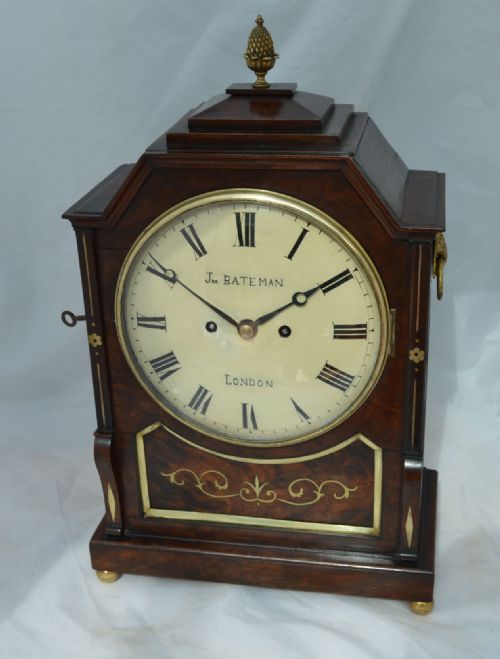 John Bateman Twin Fusee Bracket/table Clock