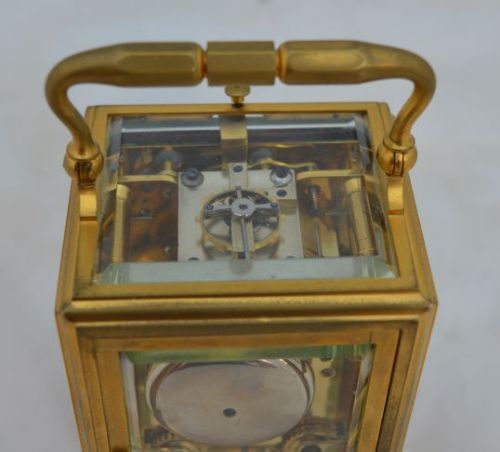 fig 1. Drocourt One Piece Bell Striking Carriage clock