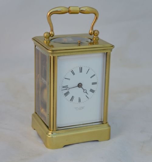 John Walker the Strand, London Bell Strike Carriage Clock