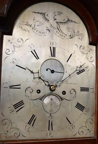 fig 2. John Chaffey, Sherborne Georgian Longcase Grandfather Clock