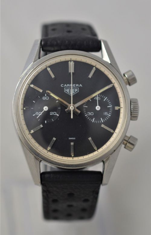 1968 Heuer Carrera Chronograph Wristwatch
