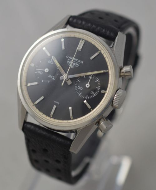 fig 1. 1968 Heuer Carrera Chronograph Wristwatch