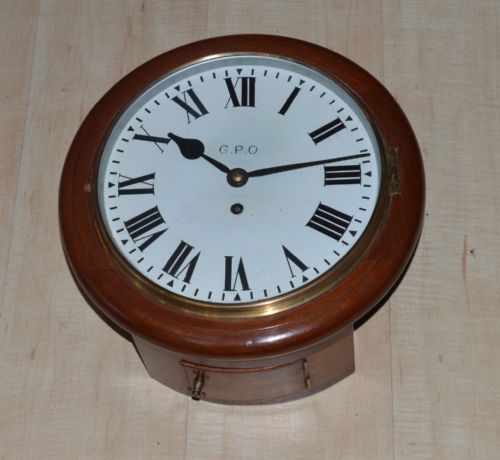 G.p.o. 10" Fusee Dial Wall Clock