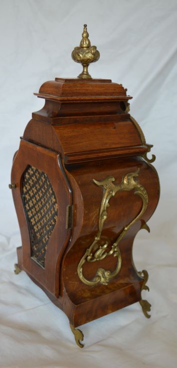 fig 1. A Victorian Walnut Mantel Clock