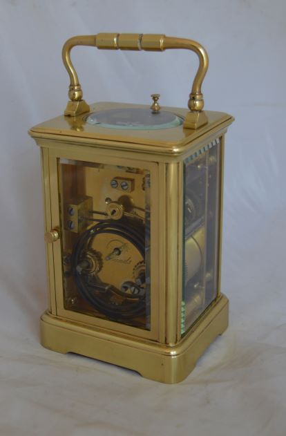 fig 1. J W Benson Striking & Repeating Carriage Clock