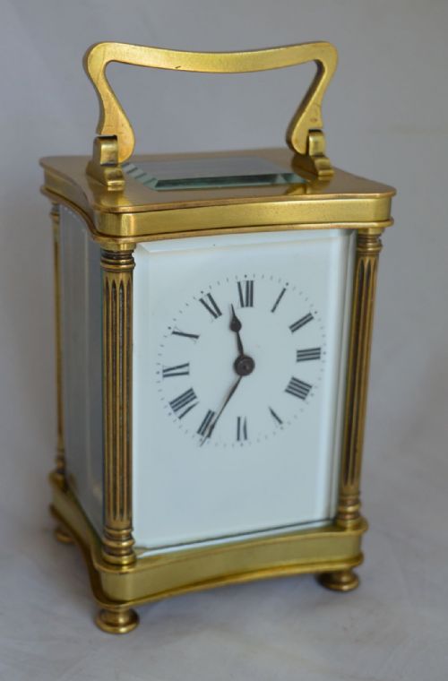 A French Carriage Clock with Fluted Columns