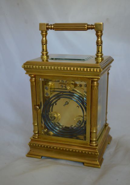 fig 1. An Edwardian Striking Carriage Clock