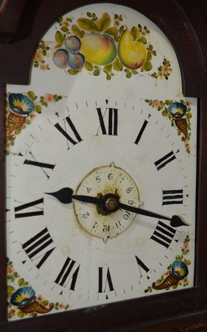 fig 1. A Georgian Hooded Wall Clock