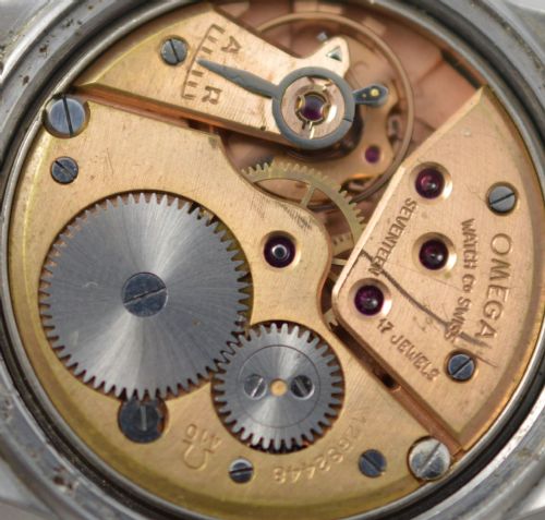 fig 1. 1952 Omega Steel Wristwatch