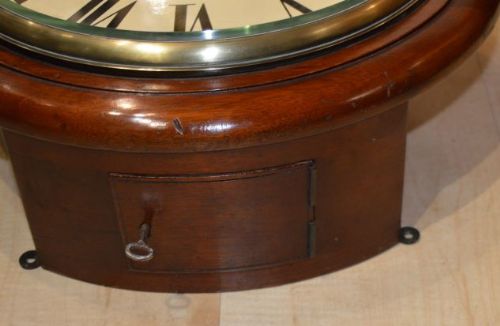 fig 1. Kemp of Bristol Fusee Dial Wall Clock
