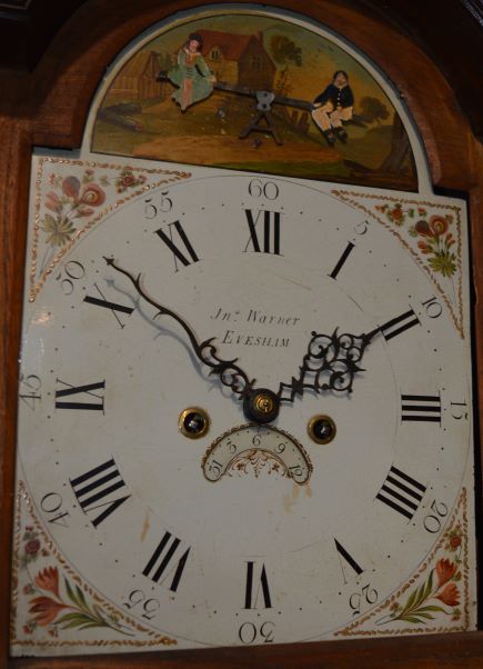 fig 2. John Warner, Evesham 'See-Saw' Automaton Longcase Clock